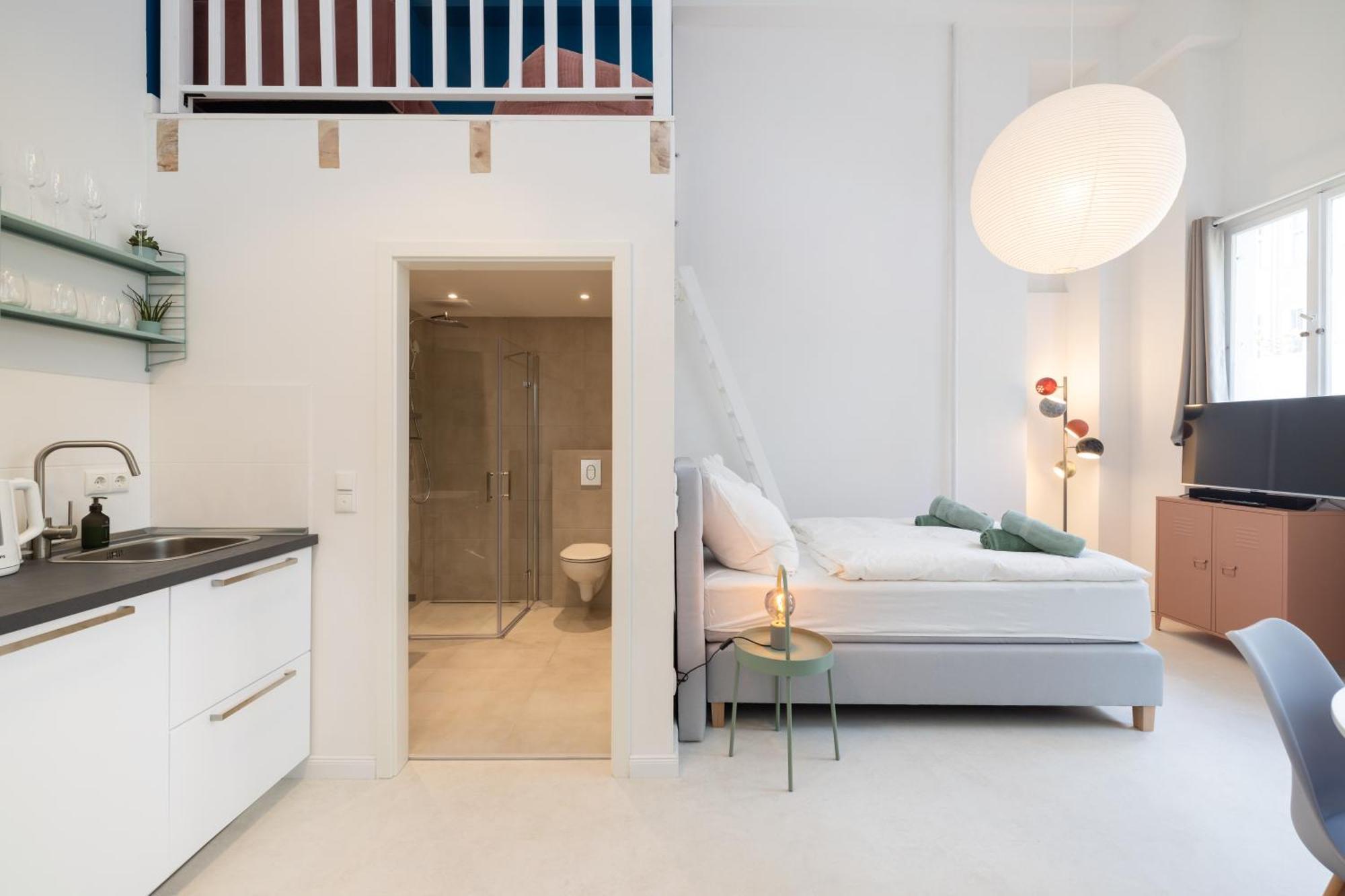 Great 2-Room Loft With 2 Bathrooms And 2 Kitchen Berlin Exterior foto