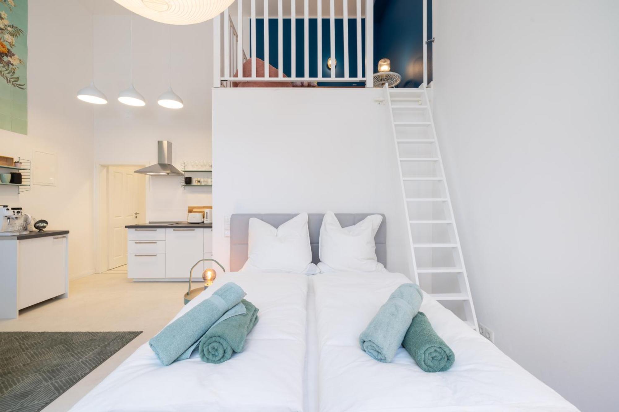 Great 2-Room Loft With 2 Bathrooms And 2 Kitchen Berlin Exterior foto