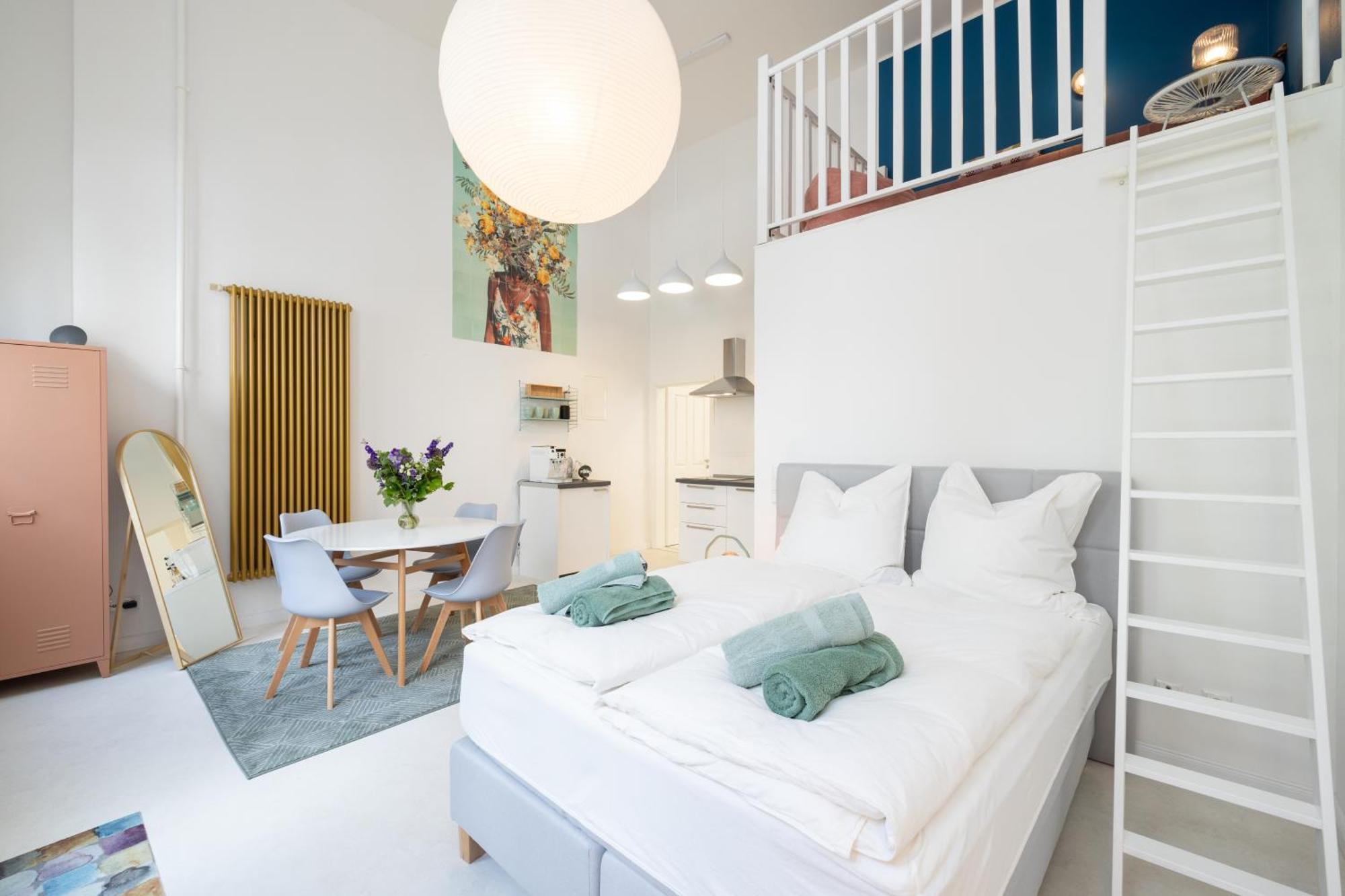 Great 2-Room Loft With 2 Bathrooms And 2 Kitchen Berlin Exterior foto