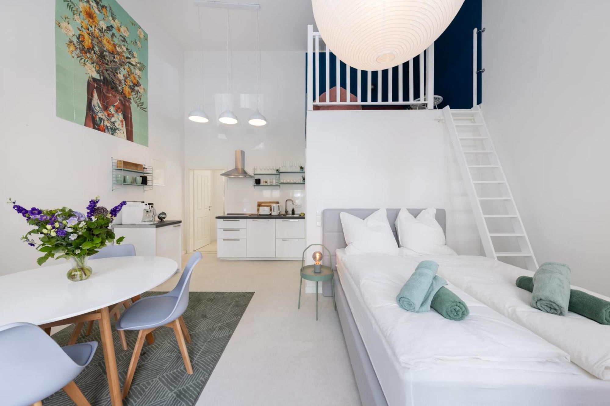 Great 2-Room Loft With 2 Bathrooms And 2 Kitchen Berlin Exterior foto