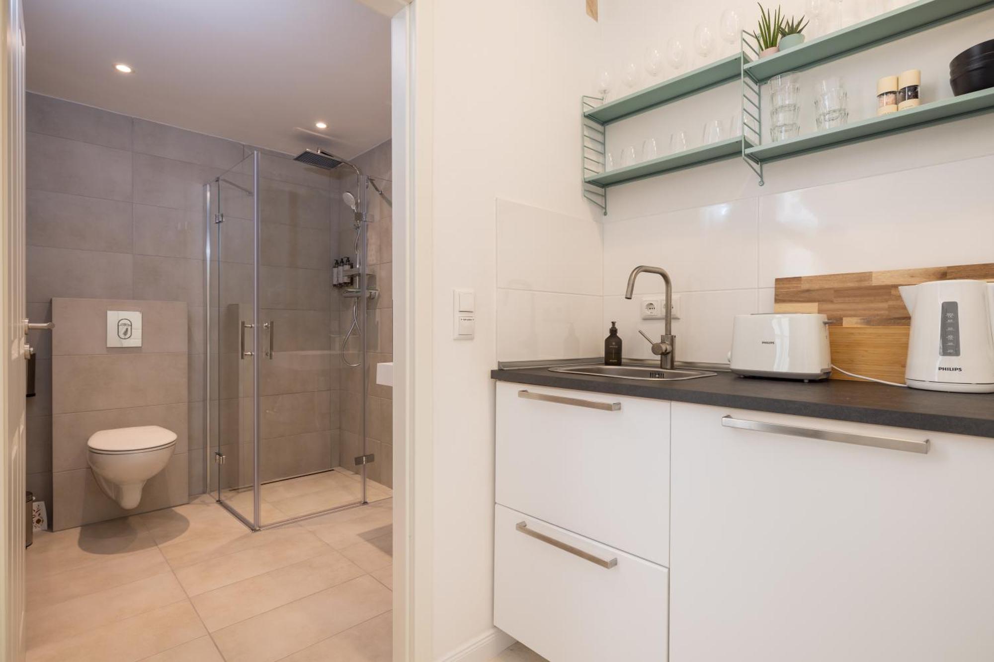 Great 2-Room Loft With 2 Bathrooms And 2 Kitchen Berlin Exterior foto