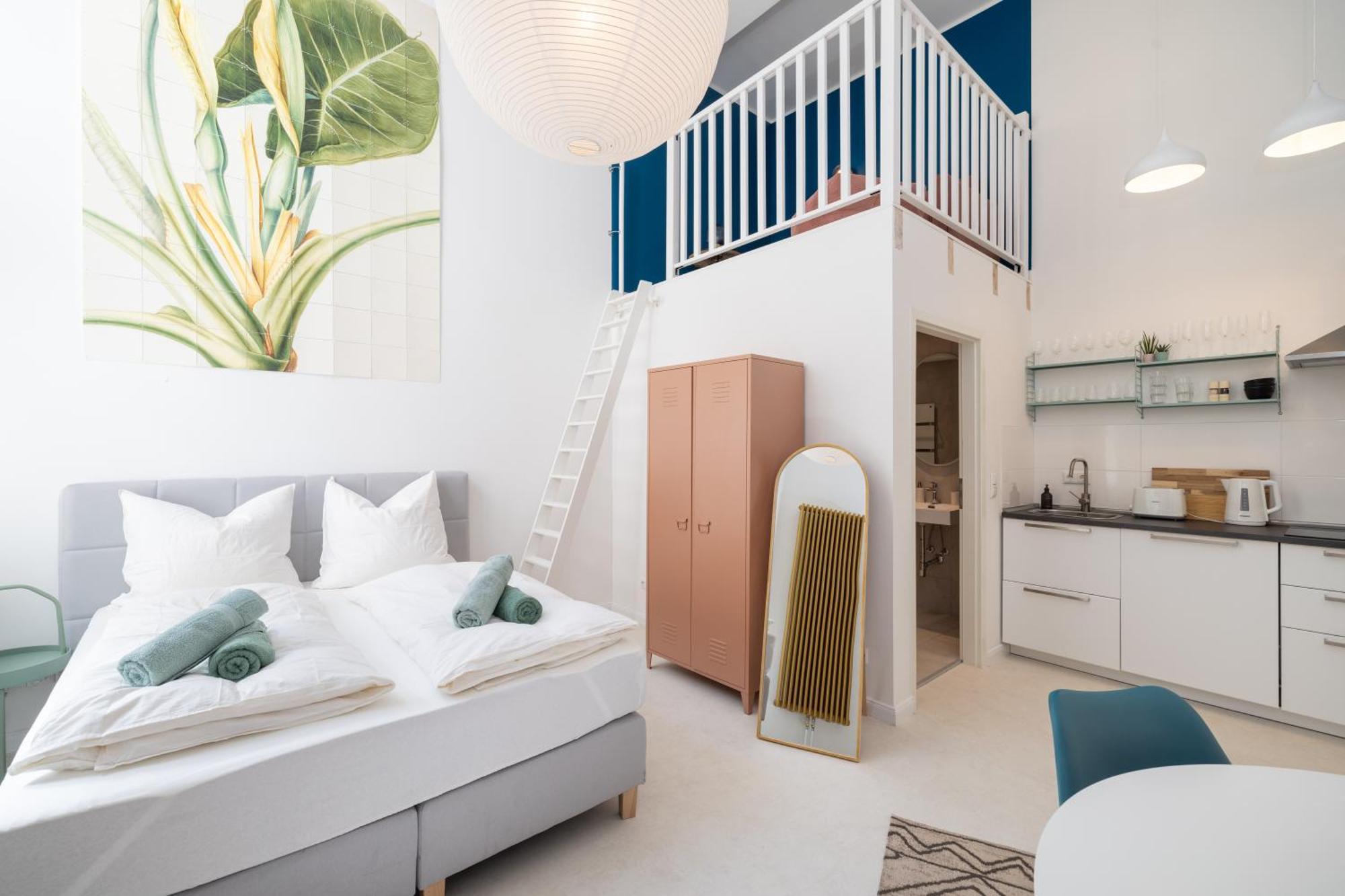 Great 2-Room Loft With 2 Bathrooms And 2 Kitchen Berlin Exterior foto
