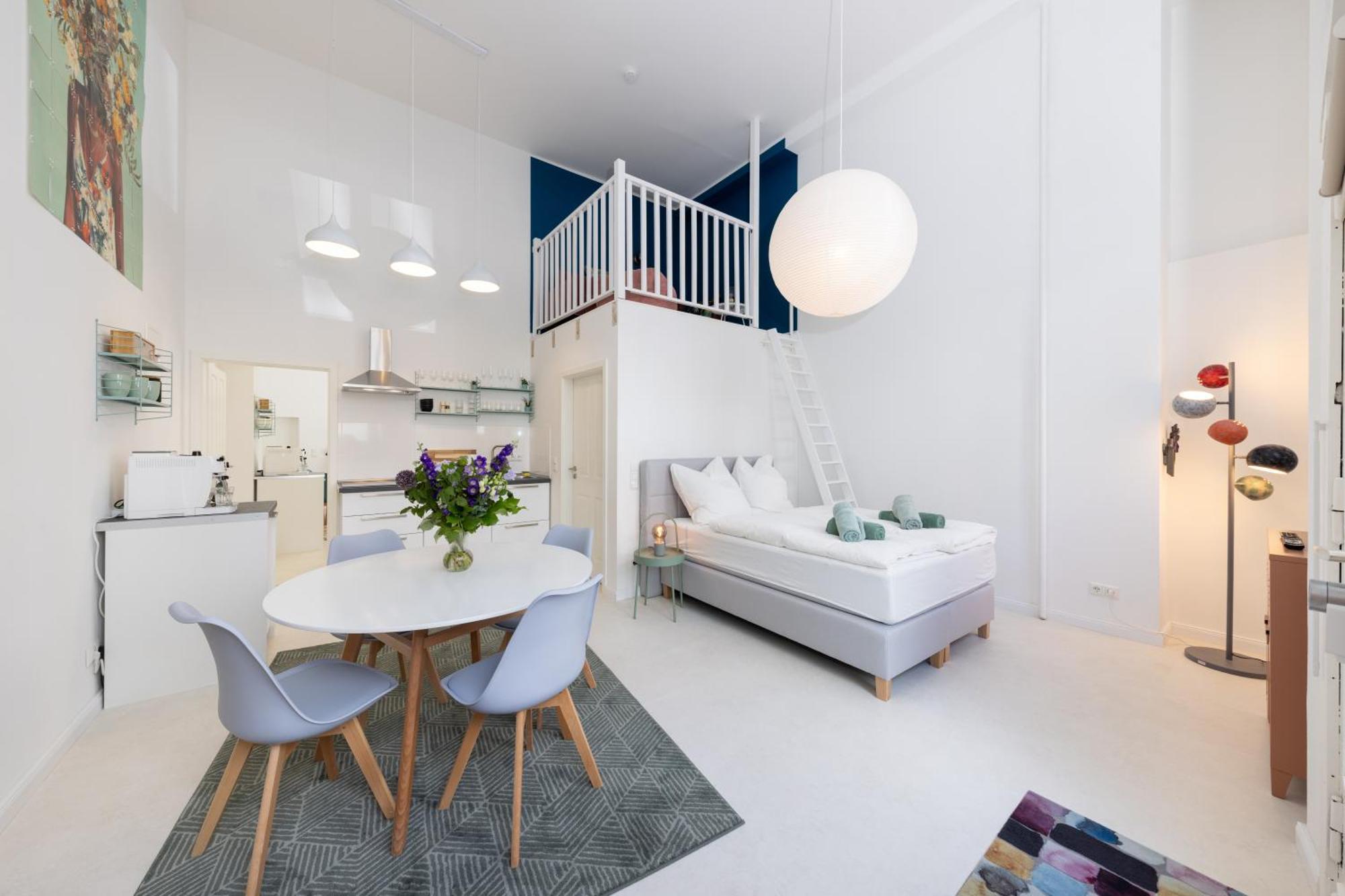 Great 2-Room Loft With 2 Bathrooms And 2 Kitchen Berlin Exterior foto