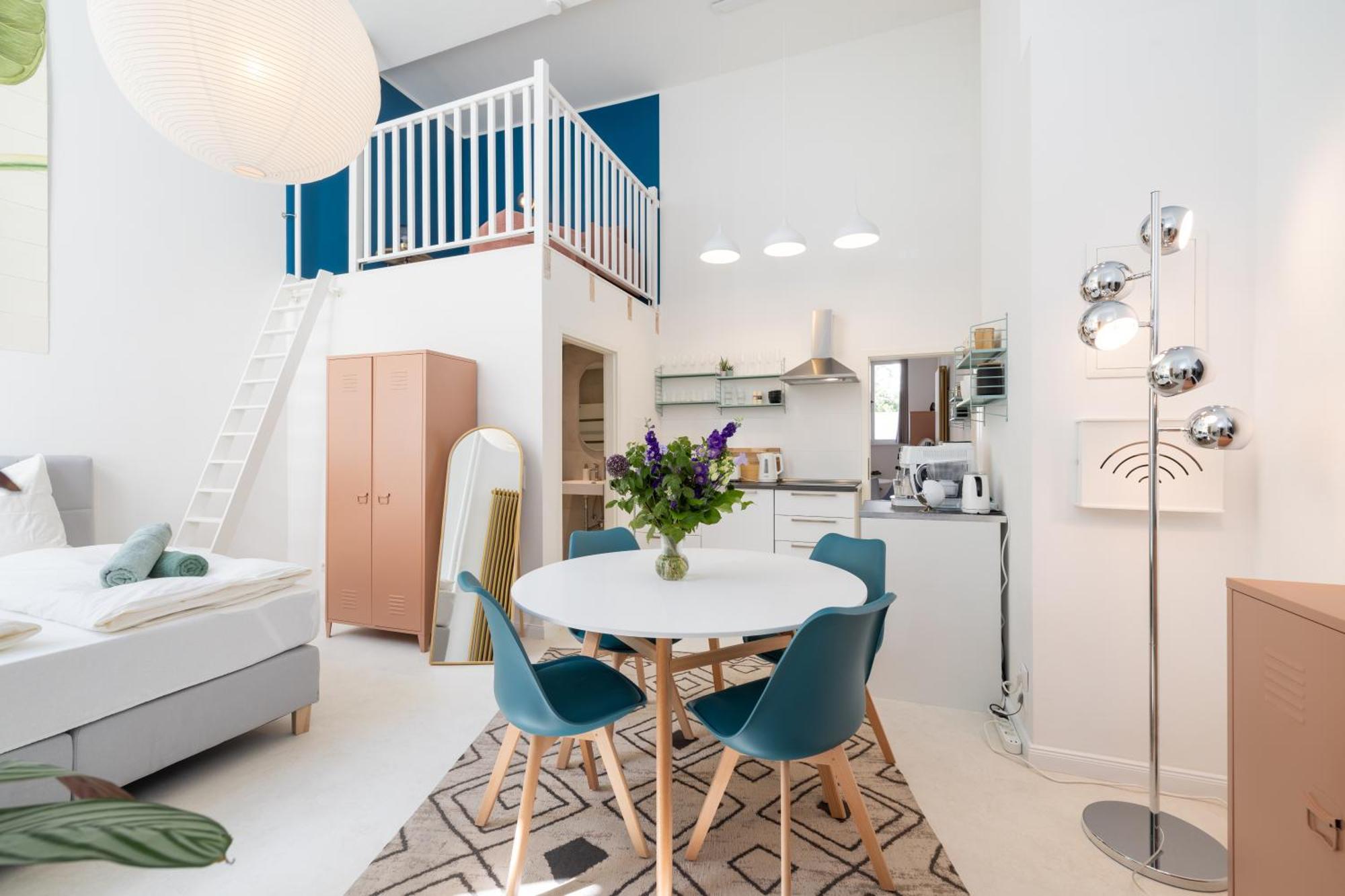 Great 2-Room Loft With 2 Bathrooms And 2 Kitchen Berlin Exterior foto